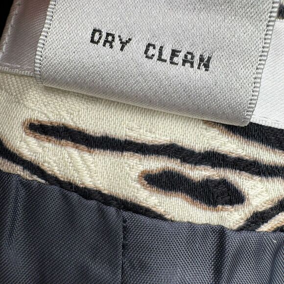 TALBOTS NWT Women's 16 Black White Hawaiian‎ Tropical Palm Print Wide Leg Pants - Picture 7 of 10